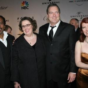 Leslie David Baker, Phyllis Smith, Bobby Ray Shafer, Kate Flannery @ The 2007 Golden Globes