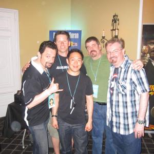 Asbury Park Comicon 2014 with L-R Ernie O'Donnell, Ming Chen, Mike Zapcic & Brian O'Halloran