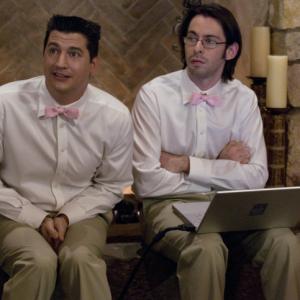 Still of Ken Marino and Martin Starr in Party Down 2009
