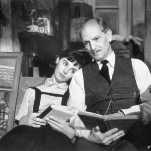 Still of Millie Perkins and Joseph Schildkraut in The Diary of Anne Frank 1959