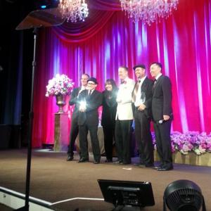 Event BMI Awards 2014 Composer Eban Schletter receiving BMI Award for Spongebob Squarepants The Beverly Wilshire Hotel
