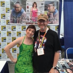 Gregory Schmauss with Naomi Grossman (American Horror Story) at the 2015 San Diego Comic-Con.