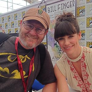 I am pictured with actress and writer Evangeline Lilly at her book signing at the 2014 San Diego Comic Con