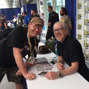Gregory Schmauss with Adam Savage Mythbusters at the 2015 San Diego ComicCon