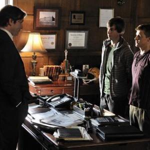 Still of Martin Donovan Kevin G Schmidt and Jordan Gavaris in Unnatural History 2010