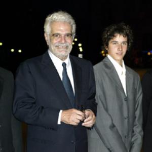 Omar Sharif, François Dupeyron, Eric-Emmanuel Schmitt and Pierre Boulanger