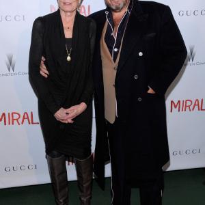 Vanessa Redgrave and Julian Schnabel at event of Miral (2010)