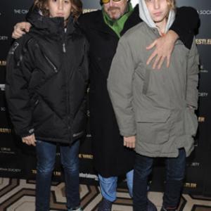 Julian Schnabel, Olmo Schnabel and Cy Schnabel at event of The Wrestler (2008)