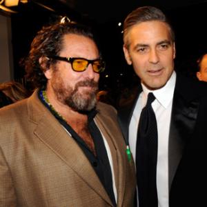 George Clooney and Julian Schnabel