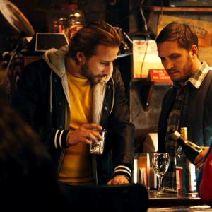 Still of Tom Hardy and Matthias Schoenaerts in The Drop (2014)