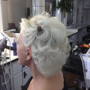 Personal Hair stylist for Sharon Gless. Creating Madeline for Season 7