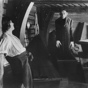 Still of Wolfgang Heinz and Max Schreck in Nosferatu (1922)