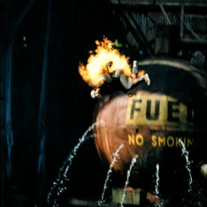 Steve Schriver on fire falling 43 feet