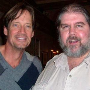 Executive producers of the forthcoming Alongside Night movie Kevin Sorbo also starring in the role of Dr Martin Vreeland and J Neil Schulman also writerdirector Marmalade Cafe December 21 2010