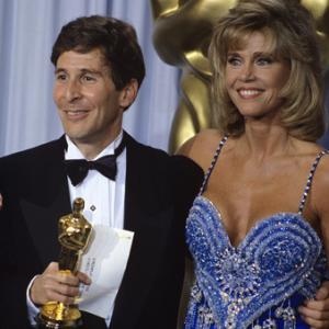 Jane Fonda and Tom Schulman at The 62nd Annual Academy Awards