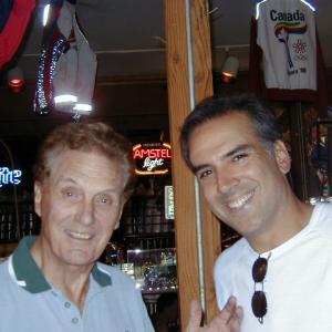 Bill with Robert Stack at a wrap party for Bills early CGI effort  Butt Ugly Martians  Stack was a series regular  and real sweetheart!