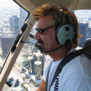 Rick over downtown L.A.