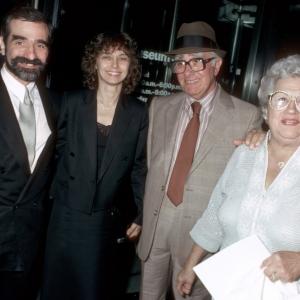 Martin Scorsese Barbara De Fina Catherine Scorsese and Charles Scorsese
