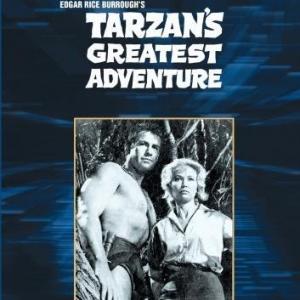 Gordon Scott and Sara Shane in Tarzans Greatest Adventure 1959