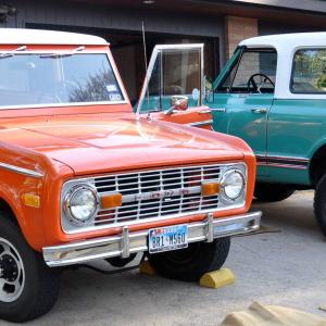 two great 1970s Bronco and Blazer used on Linklaters TWITA
