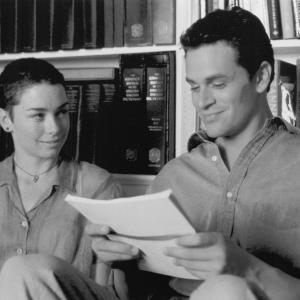 Still of Julianne Nicholson and Tom Everett Scott in The Love Letter 1999