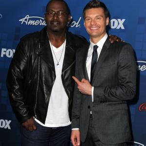 Ryan Seacrest and Randy Jackson at event of American Idol: The Search for a Superstar (2002)