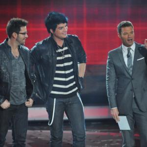 Still of Ryan Seacrest Adam Lambert and Danny Gokey in American Idol The Search for a Superstar 2002