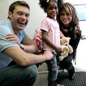 Still of Paula Abdul and Ryan Seacrest in American Idol The Search for a Superstar Idol Gives Back Part One 2007