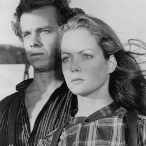 Still of Michael OKeefe and Jenny Seagrove in Nate and Hayes 1983