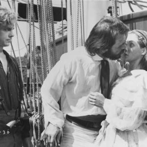 Still of Tommy Lee Jones Michael OKeefe and Jenny Seagrove in Nate and Hayes 1983