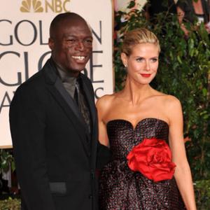 Heidi Klum and Seal at event of The 66th Annual Golden Globe Awards 2009