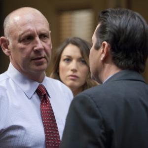 Still of Nick Searcy and Natalie Zea in Justified 2010