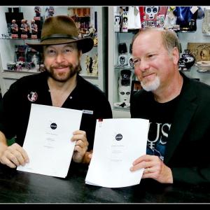 Steven L. Sears and Kevin J. Anderson hold up contract with Gestalt Publishing for 