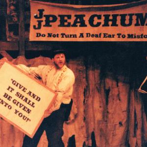 Thom Sears, as Mr. Peachum in the Bertolt Brecht musical, 