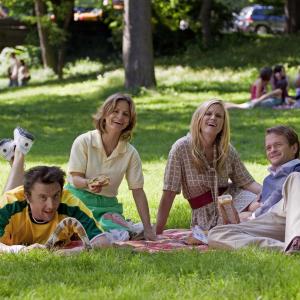 Still of Neil Patrick Harris Amy Sedaris Peter Serafinowicz and Bonnie Somerville in The Best and the Brightest 2010