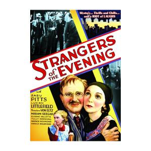 Lucien Littlefield Zasu Pitts and Miriam Seegar in Strangers of the Evening 1932