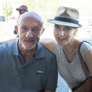 Still of Jonathan Banks and Rhea Seehorn in Better Call Saul 2015