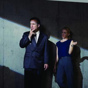 Still of Bob Odenkirk and Rhea Seehorn in Better Call Saul 2015
