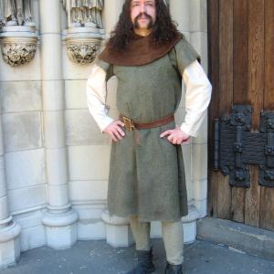 As a medieval peasant in The Sorcerers Apprentice