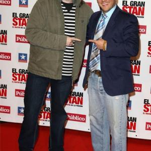 Rob Schneider  Santiago Segura Big Stan premiere in Madrid