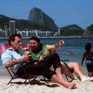 Santiago Segura with Hugh Laurie in Girl from Rio