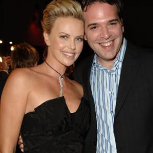 Charlize Theron and Michael Seitzman at event of North Country (2005)