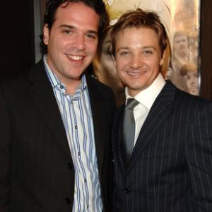 Jeremy Renner and Michael Seitzman at event of North Country 2005