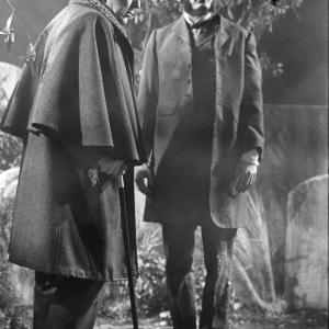 Still of Jonathan Frid and David Selby in Dark Shadows 1966