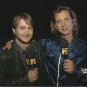 John Sencio with Chris Hardwick on MTV