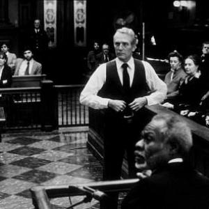 The Verdict Paul Newman  Joe Seneca foreground