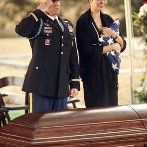 Still of Catherine Bell and Terry Serpico in Army Wives 2007
