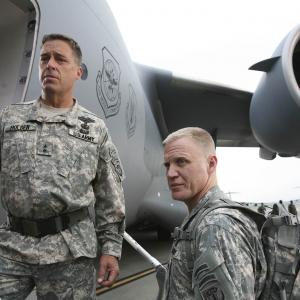 Still of Brian McNamara and Terry Serpico in Army Wives Army Strong 2010