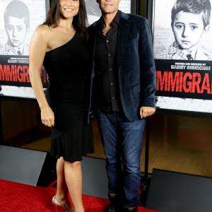 Isabel Serrano and Harry Hamlin attends the Immigrant Film Premiere