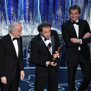 Nicola Giuliano Toni Servillo and Paolo Sorrentino at event of The Oscars 2014